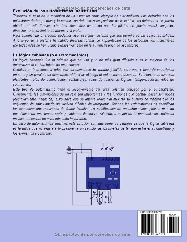 Curso de AUTOMATISMO ELÉCTRICO: Elementos, Boole, sistemas, autómata, PLC, programar, órdenes, lenguaje (Spanish Edition)
