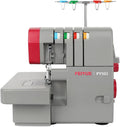 FEIYUE FY503 Serger Overlock Machine, 2/3/4-Thread Capability | Built‑in Rolled Hem, Adjustable Differential Feed, Durable Metal Frame, 1100 SPM