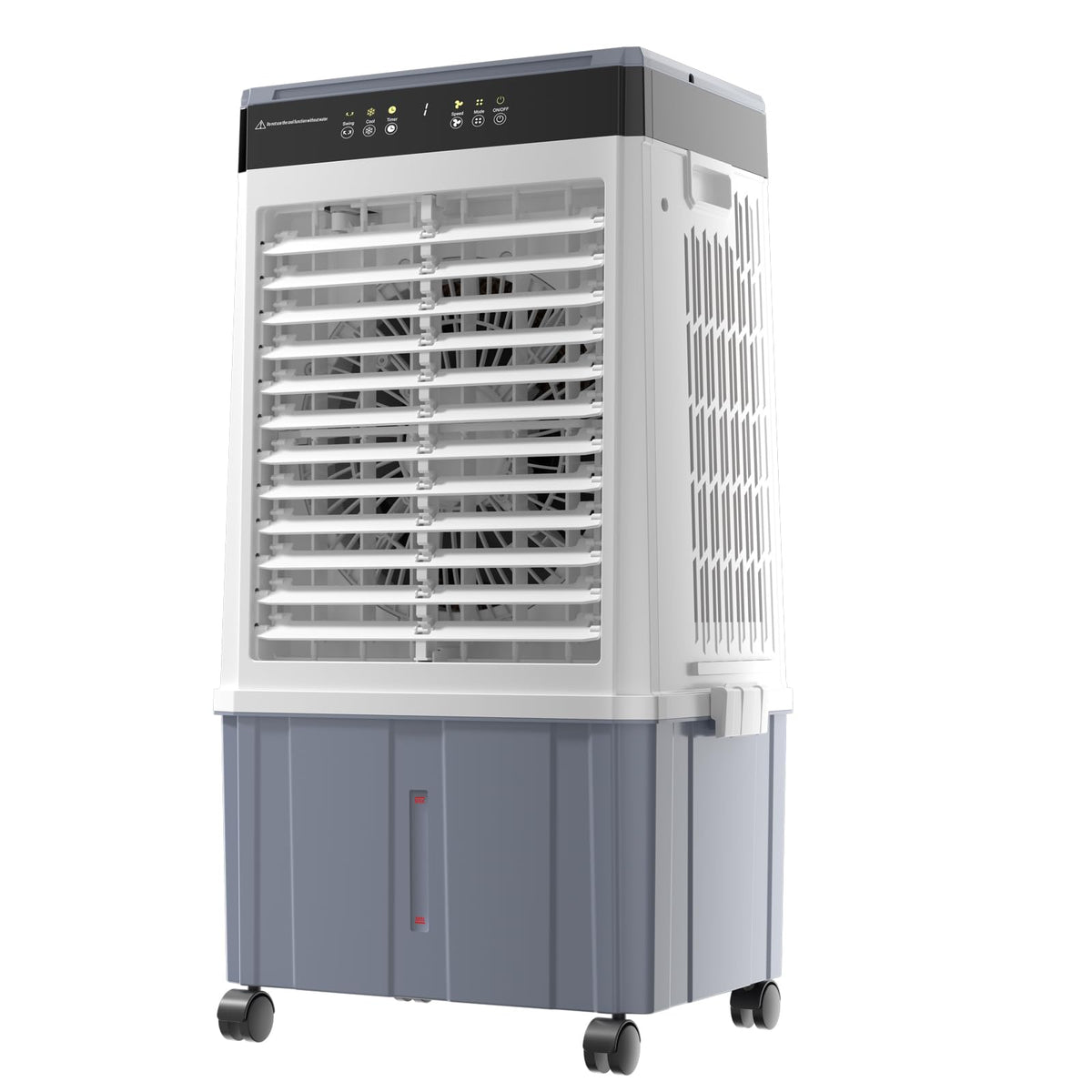 Air Choice Swamp Cooler, 46" Tower Cooling Fans that Blow Cold Air, 4.5Gal Removable Water Tank, 4 Ice Packs, 60° Oscillation, 3 Speeds, 12H Timer, Portable Evaporative Air Cooler for Bedroom Office
