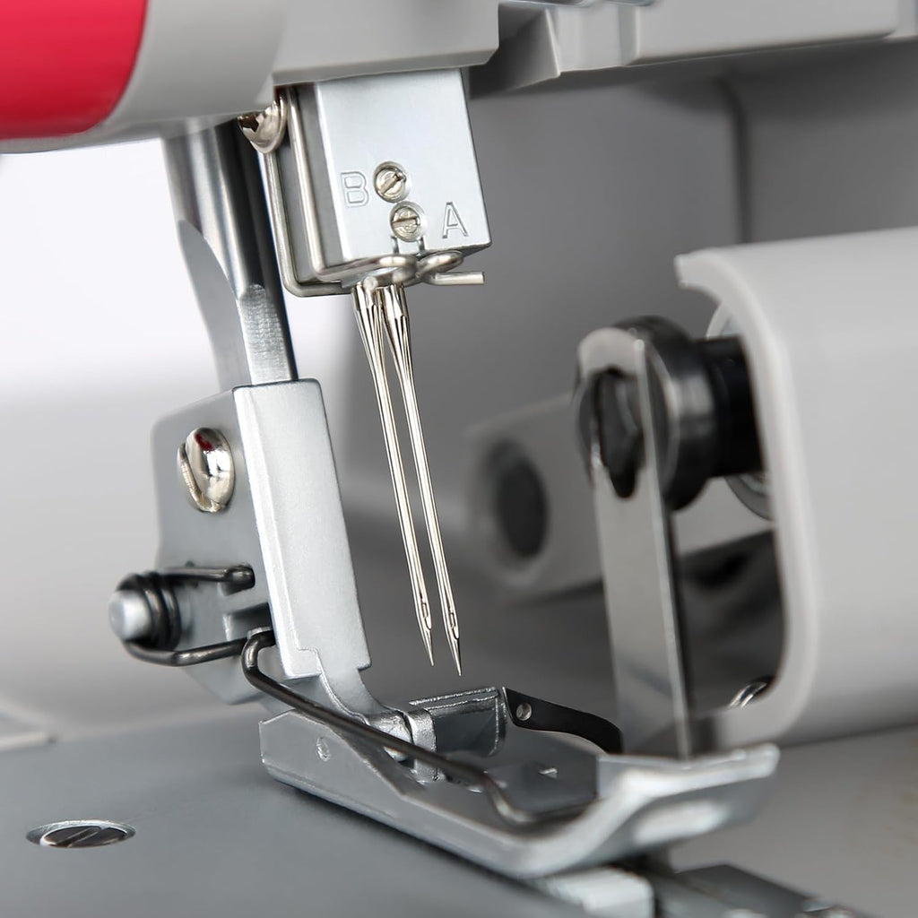 FEIYUE FY503 Serger Overlock Machine, 2/3/4-Thread Capability | Built‑in Rolled Hem, Adjustable Differential Feed, Durable Metal Frame, 1100 SPM