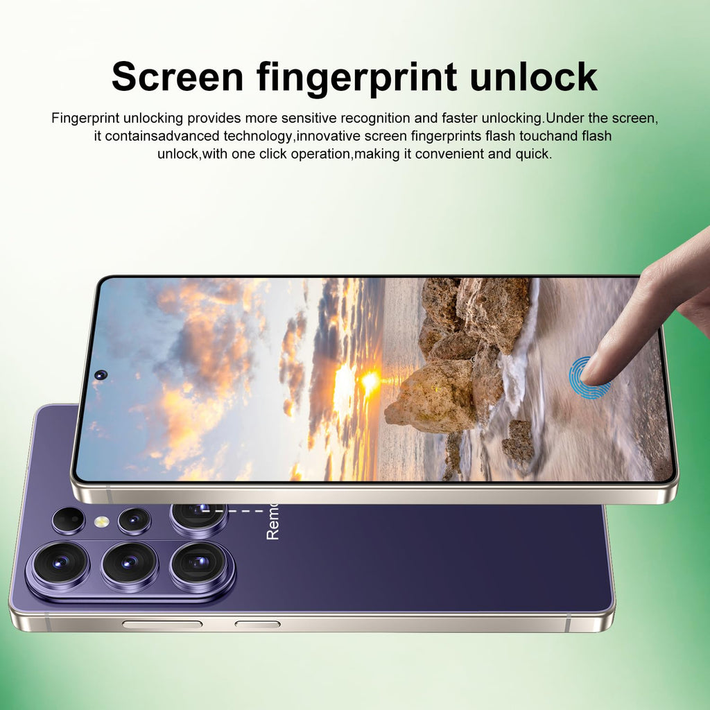 WWT 26 Ultra Unlocked Phone,Android 15 12+512GB Smartphone,Built in Pen The Phone,Cell Phone Battery 7000mAh 6.99" HD Screen,Dual SIM/5G/Face ID/Fingerprint Lock/GPS (Black)