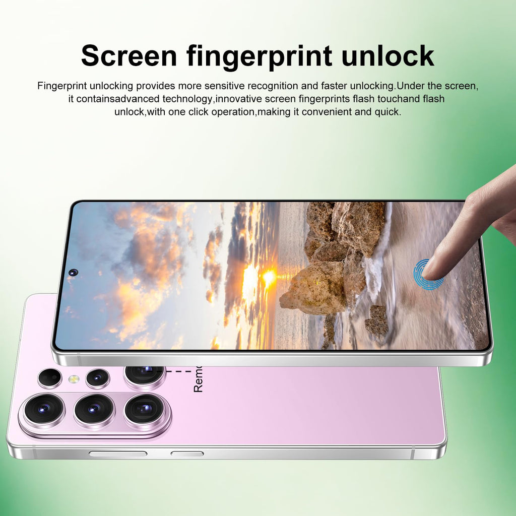 WWT 26 Ultra Unlocked Phone,Android 15 12+512GB Smartphone,Built in Pen The Phone,Cell Phone Battery 7000mAh 6.99" HD Screen,Dual SIM/5G/Face ID/Fingerprint Lock/GPS (Black)