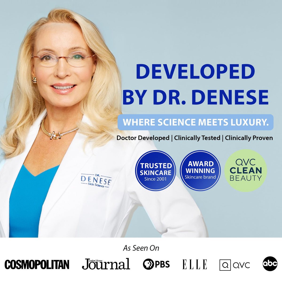 Dr. Denese SkinScience Triple Strength Wrinkle Smoother Advanced Treatment Combines Natural Extracts with Enhanced Peptide Technology To Tighten & Firm Skin - Paraben-Free Cruelty-Free 3.4oz