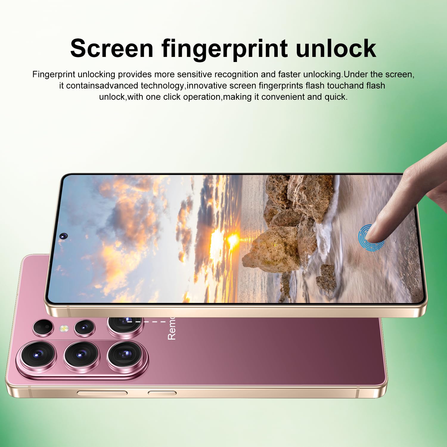 WWT 26 Ultra Unlocked Phone,Android 15 12+512GB Smartphone,Built in Pen The Phone,Cell Phone Battery 7000mAh 6.99" HD Screen,Dual SIM/5G/Face ID/Fingerprint Lock/GPS (Black)