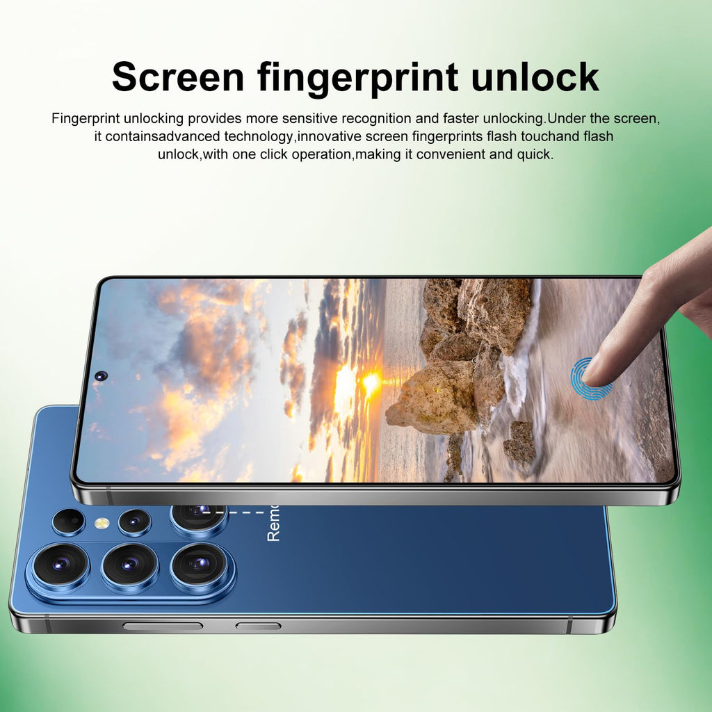 WWT 26 Ultra Unlocked Phone,Android 15 12+512GB Smartphone,Built in Pen The Phone,Cell Phone Battery 7000mAh 6.99" HD Screen,Dual SIM/5G/Face ID/Fingerprint Lock/GPS (Black)