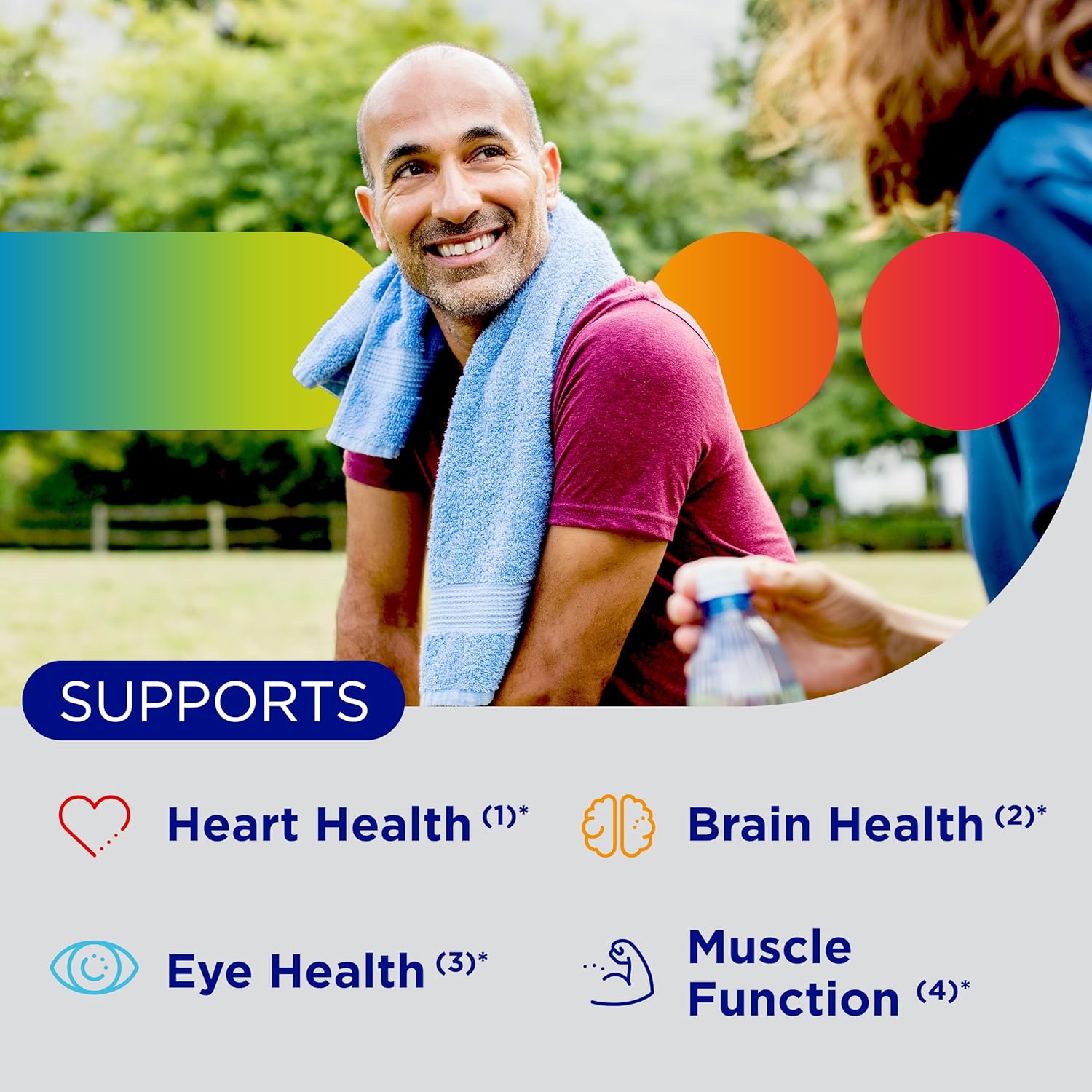 Centrum Silver Men's 50+ Multivitamin with Vitamin D3, B-Vitamins, Zinc for Memory and Cognition - 200 Tablets | Contains Vitamins D3, E, B6, and B12, Gluten Free, Non-GMO Ingredients, GLP-1 Support