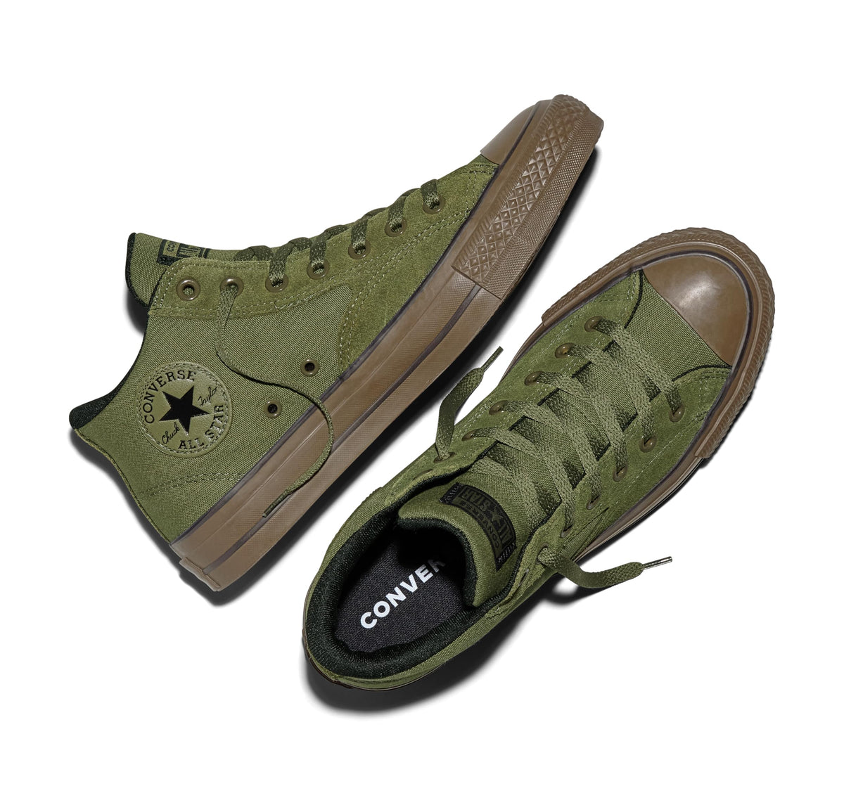 Converse Chuck Taylor All Star Malden Street Suede Mid Top Sneakers