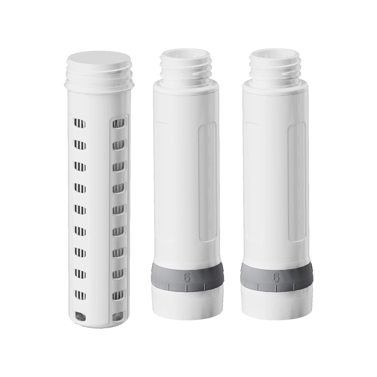 1060mL Water Filter Bottle,2*Replaceable Filters,4Stage|F Daily Hydration Travel