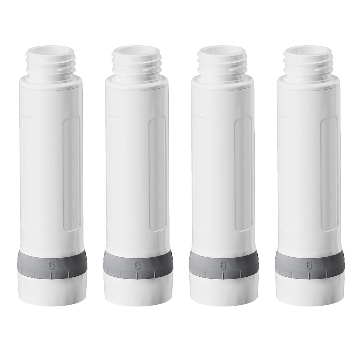1060mL Water Filter Bottle,2*Replaceable Filters,4Stage|F Daily Hydration Travel
