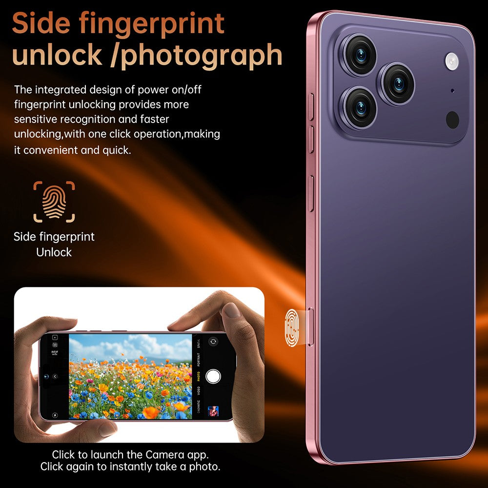 2026 i17 Pro Max 5G Unlocked Cell Phone 128GB Android Smartphone Dual SIM Mobile