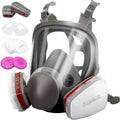 Full Face Gas Mask Painting Spraying Respirator w/Filters for 6800 Facepiece New